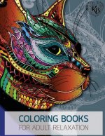 Magnificent Design Cat Anti Stress Adults Coloring Book: Anti stress Adults Coloring Book to Bring You Back to Calm & Mindfulness