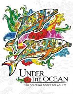 Under the Ocean: Fish coloring books for adults