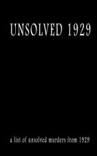 Unsolved 1929