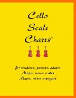 Cello Scale Charts: For students, parents, adults; major and minor scales and arpeggios