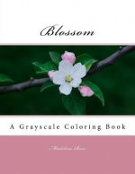 Blossom: A Grayscale Coloring Book