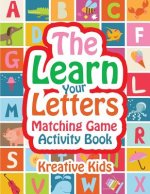 Learn Your Letters Matching Game Activity Book