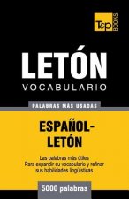 Vocabulario espanol-leton - 5000 palabras mas usadas