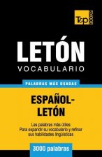 Vocabulario espanol-leton - 3000 palabras mas usadas