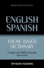 Theme-based dictionary British English-Spanish - 5000 words