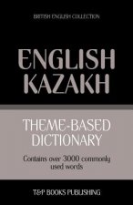 Theme-based dictionary British English-Kazakh - 3000 words