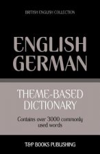 Theme-based dictionary British English-German - 3000 words