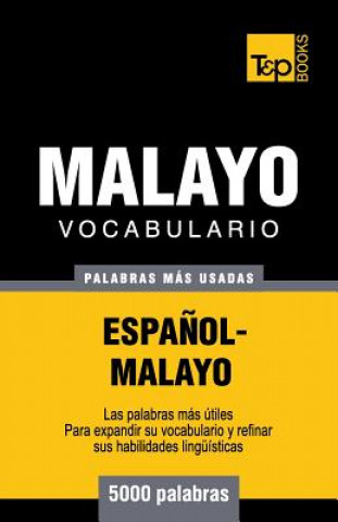 Vocabulario espanol-malayo - 5000 palabras mas usadas