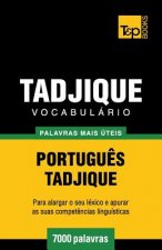Vocabulario Portugues-Tadjique - 7000 palavras mais uteis