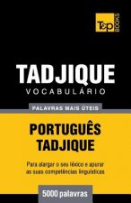 Vocabulario Portugues-Tadjique - 5000 palavras mais uteis