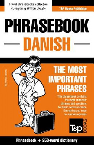 English-Danish phrasebook and 250-word mini dictionary