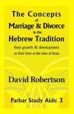 The Concepts of Marriage and Divorce in the Hebrew Tradition.: Their Growth & Development to Their Form at the Time of Jesus.
