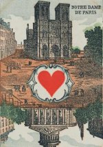 Carnet Ligné Carte ? Jouer, Notre-Dame-De-Paris