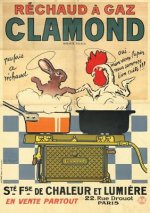 Carnet Ligné Affiche Réchaud ? Gaz Clamond
