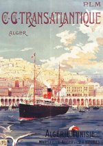 Carnet Ligne Affiche Transatlantique Alger