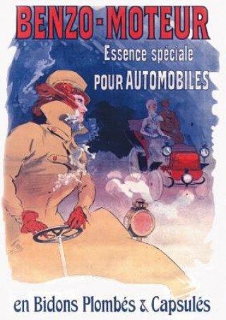 Carnet Ligné Affiche Benzo Essence Automobiles