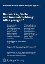 Aachener Bausachverstandigentage 2017