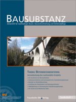 BAUSUBSTANZ Thema: Betoninstandsetzung.