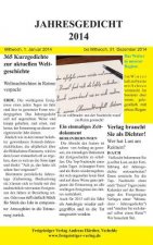 Jahresgedicht 2014: 365 Kurzgedichte zur aktuellen Weltgeschichte