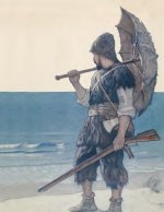 Robinson Crusoe: The Original Edition of 1920 with Color