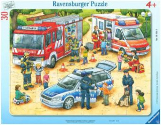 Ravensburger Kinderpuzzle - 06144 Spannende Berufe - Rahmenpuzzle für Kinder ab 4 Jahren, mit 30 Teilen