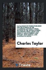Catalogue of Works Published for the Syndics of the Cambridge University Press; Sayings of the Jewish Fathers