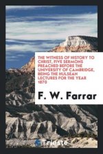Witness of History to Christ
