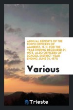 Annual Reports of the Town Officers of Amherst, N. H. for the Year Ending December 31, 1975, Also Officers of School District Year Ending June 31, 197