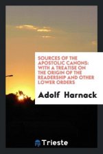 Sources of the Apostolic Canons
