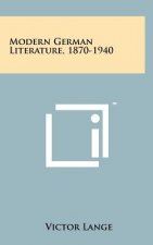 Modern German Literature, 1870-1940