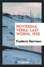 Novissima Verba
