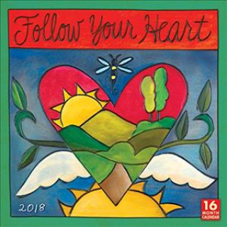 Follow Your Heart Sticks 2018 Wall Calendar