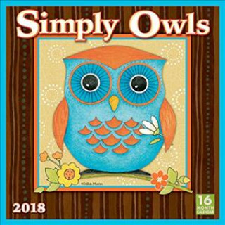 Simply Owls 2018 Wall Calendar