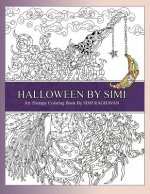 Halloween by Simi: Hand drawn Halloween Adult Coloring Pages of Amazing Designs.