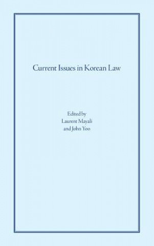 Current Issues in Korean Law