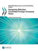 Designing effective controlled foreign company rules