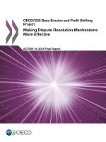 Making dispute resolution mechanism more effective