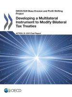 Developing a multilateral instrument to modify bilateral tax treaties