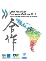 Latin American economic outlook 2016