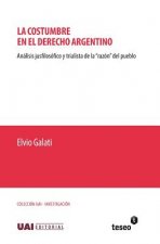 La costumbre en el derecho argentino: Análisis jusfilosófico y trialista de la 