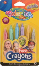 Kredki do malowania twarzy Colorino Kids Metallic 6 kolorów