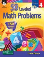 50 Leveled Math Problems Level 4 (Level 4) [With CDROM]