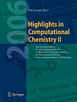 Highlights in Computational Chemistry II