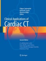Clinical Applications of Cardiac CT