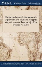 Diatribe Du Docteur Akakia, Medecin Du Pape