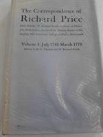 Correspondence of Richard Price: July 1748-March 1778 v. 1