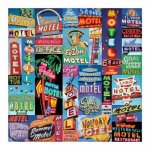 Vintage Motel Signs 500 Piece Puzzle