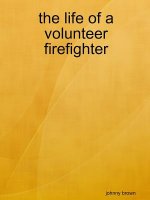 life of a volunteer firefighter