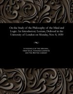 On the Study of the Philosophy of the Mind and Logic