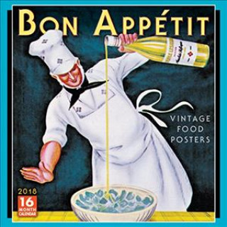 Bon Appetit 2018 Calendar: Vintage Food Posters